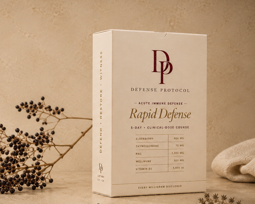 Defense Protocol Rapid Defense — acute 5-day clinical-dose immune protocol supplement